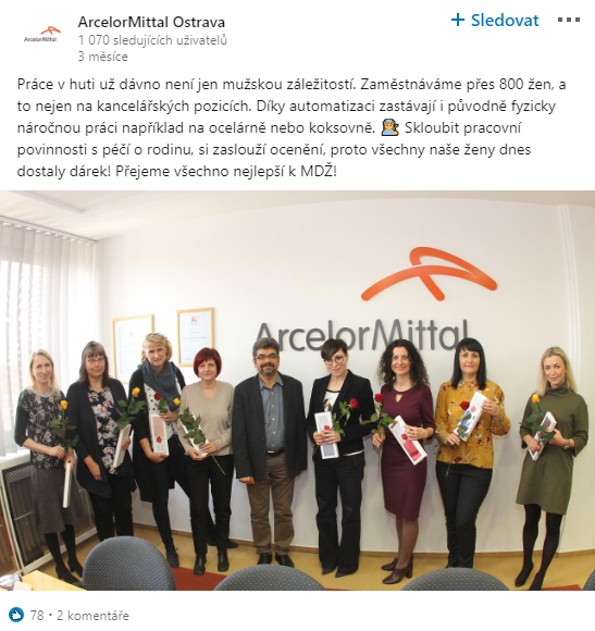 ArcelorMittal Ostrava - MDŽ